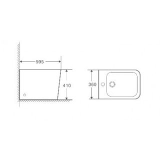 Биде WW SK  Арт. GELBACH 005 MT-BL 10000003757